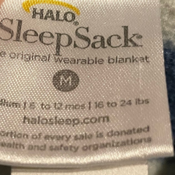 Halo Fleece Football Sleep Sack - Picture 5 of 5